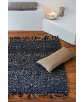 DHAKA Noir Kilim Jute