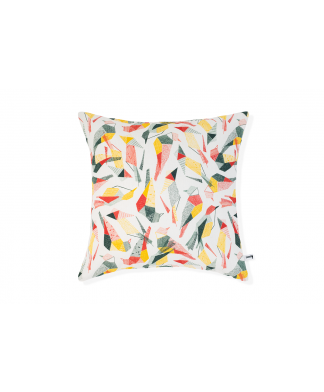 Housse de coussin lin 80×80 – Motif SABIÁ