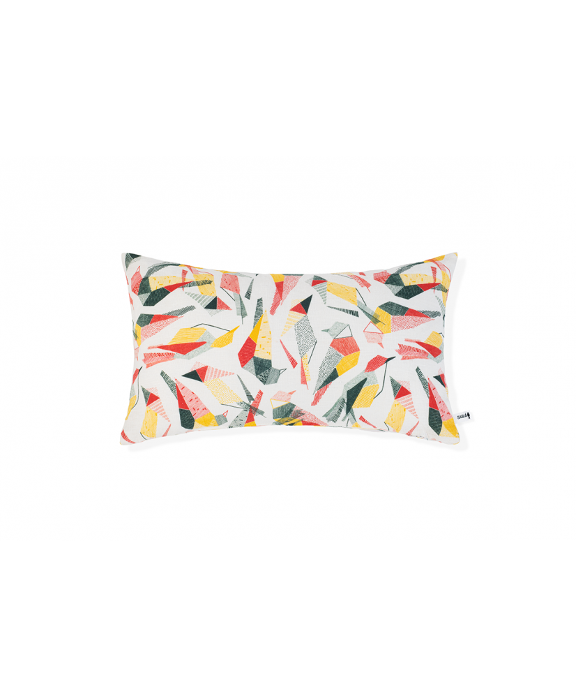 Housse de coussin lin 30×50 – Motif SABIÁ