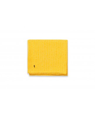 Nappe de table lin – Motif ARRASTA PÉ couleur jaune ABACAXI